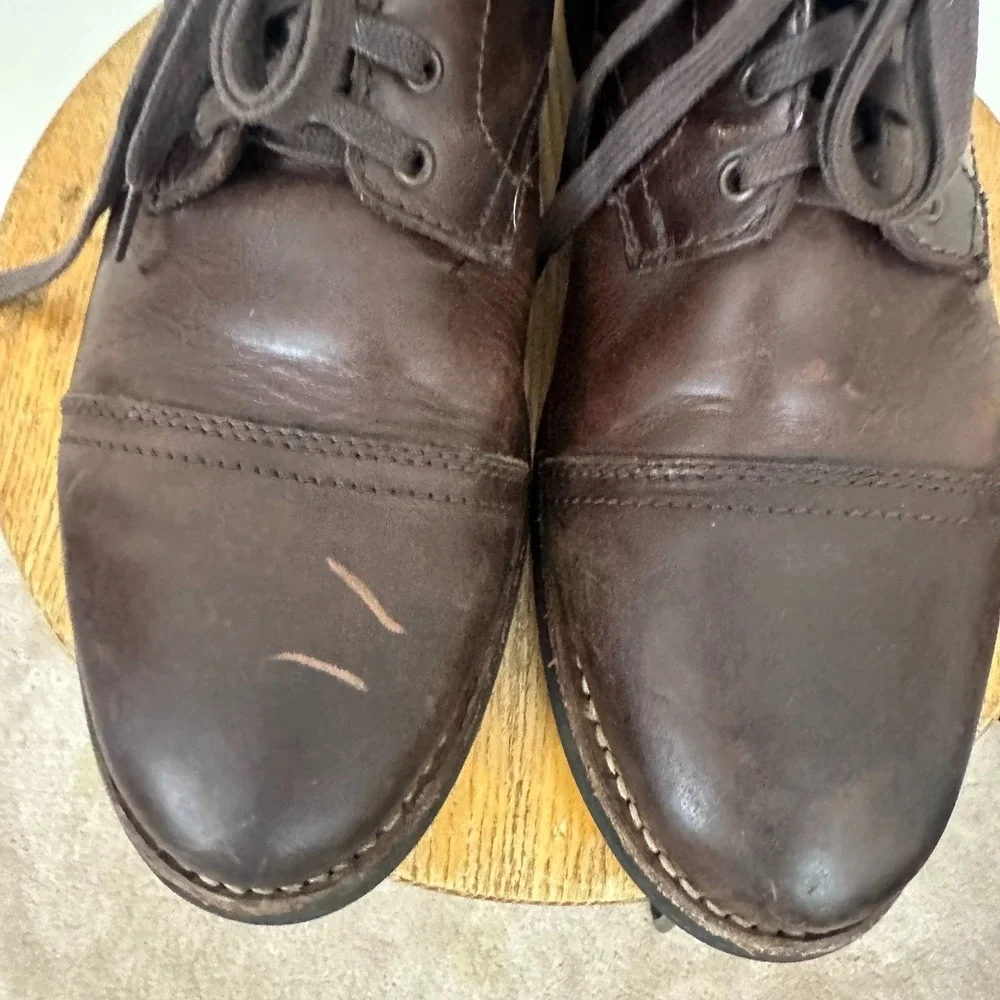 Thursday Boot Company Everyday Mens US 11.5 Captain Boots Brown Leather Ankle